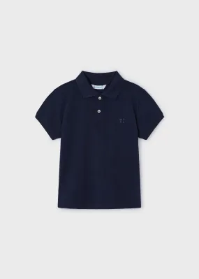 150 - Basic s/s polo for boy - Navy