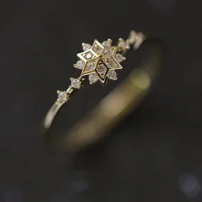 4FunGift® Snowflake Ring High Quality Jewelry Gift For Her