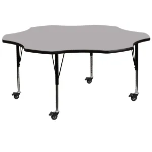 60 FLWR Grey Activity Table XU-A60-FLR-GY-T-P-CAS-GG