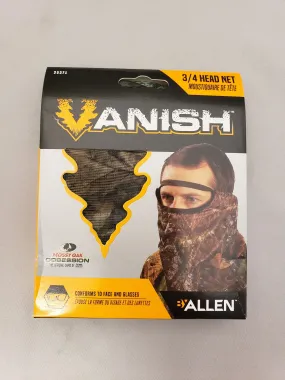 Allen Vanish Visa Form Mesh MO Obsession 3/4 Head Net 25371