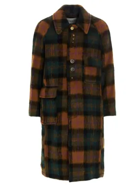 Andersson Bell Harry Check Balmacaan Coat