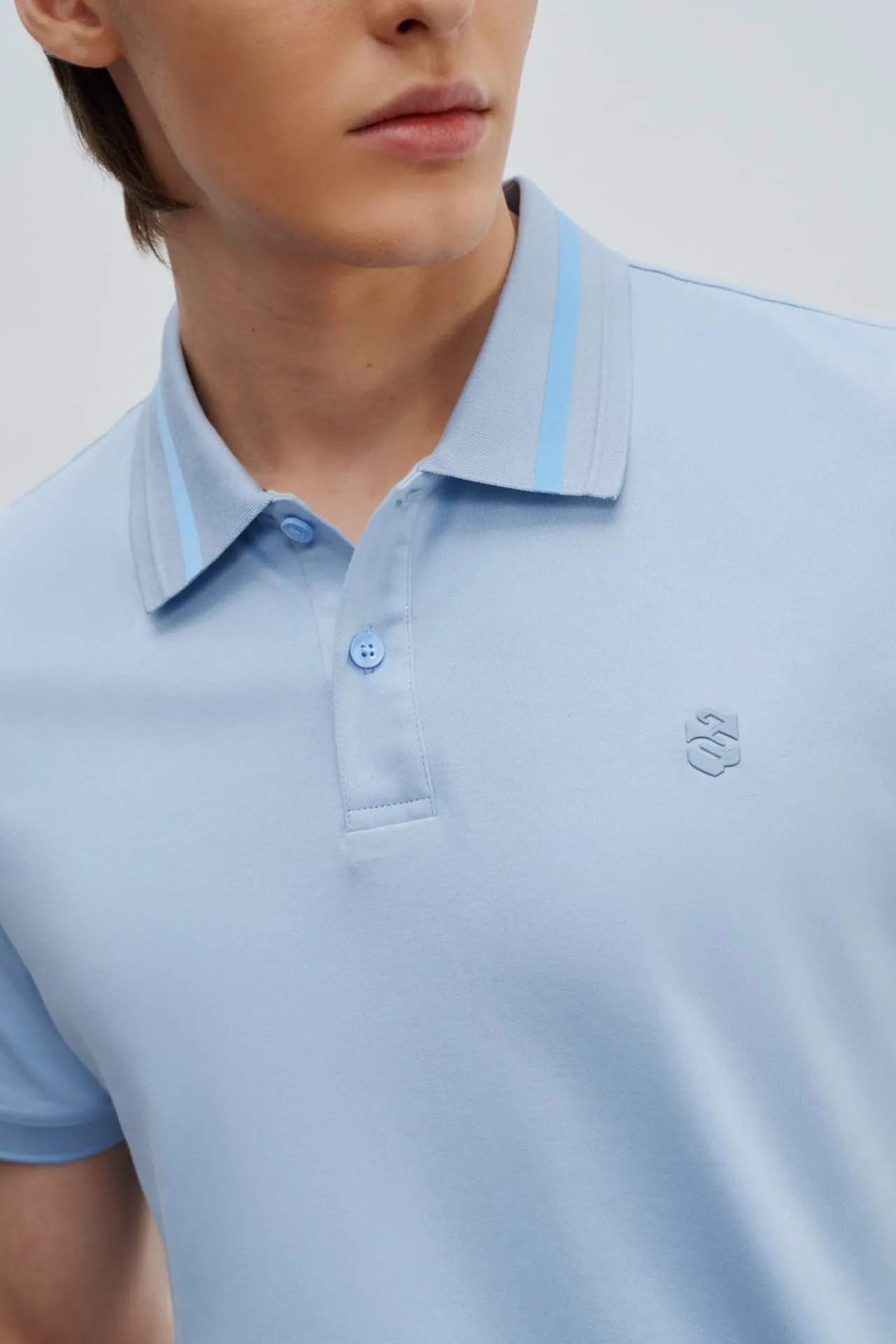 Aqua Soft Cotton Smart Fit Short Sleeve Polo Tee