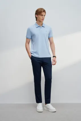 Aqua Soft Cotton Smart Fit Short Sleeve Polo Tee