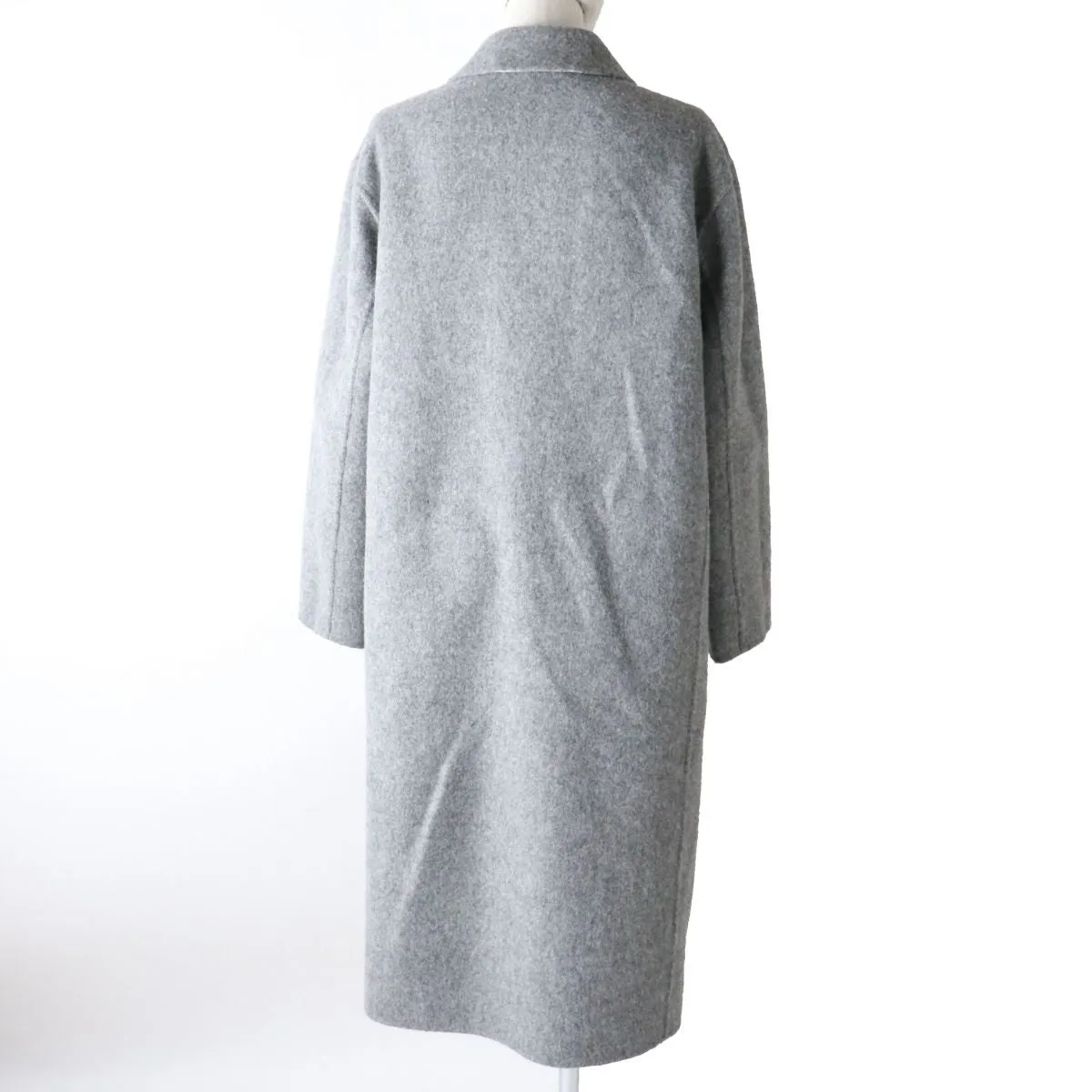 Authentic Mackintosh London Women's Reversible Wool Coat, Gray