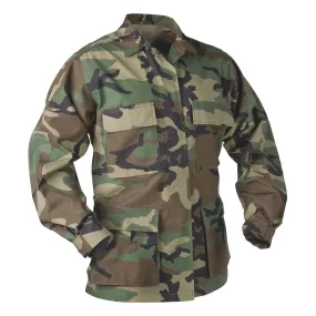 BDU Woodland Camo Coat