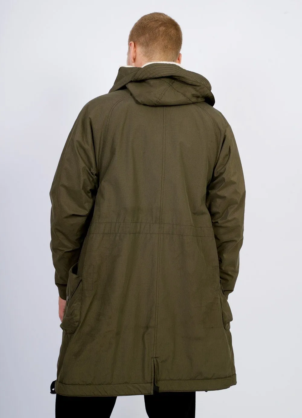 BJARNE | Hooded Wool Lined Coat | Tech Army