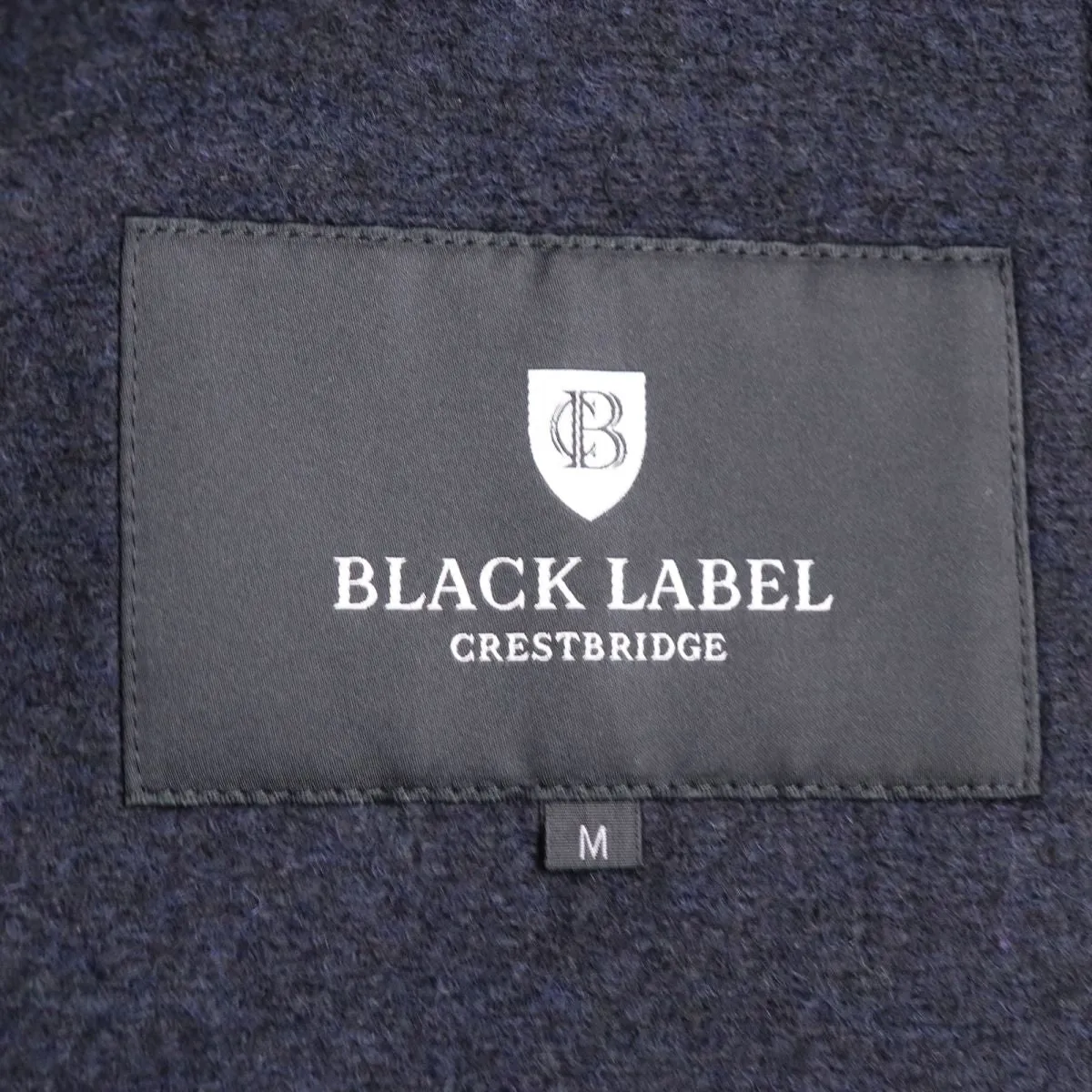 Black Label Crestbridge Wool Chesterfield Coat M