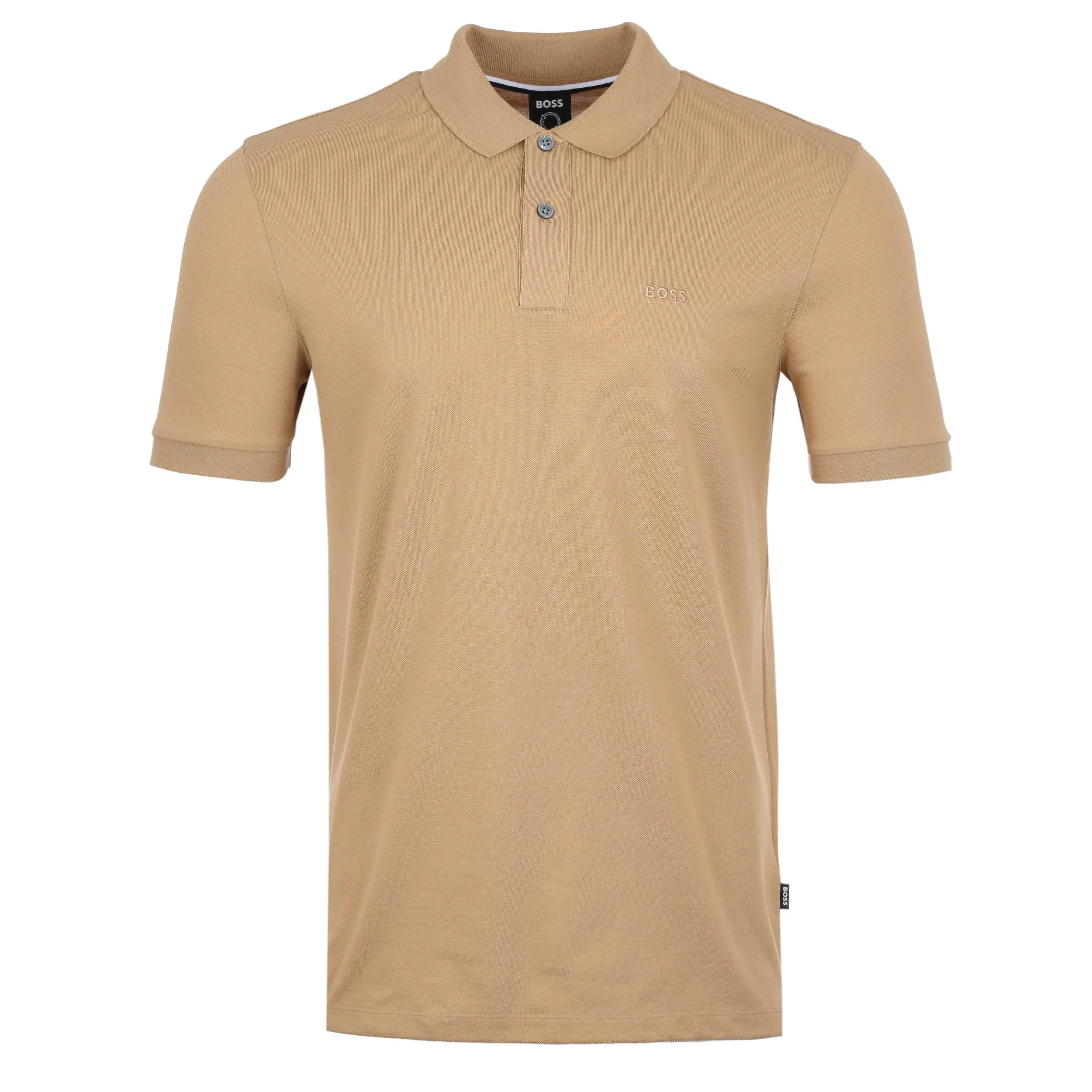 BOSS Pallas Polo Shirt in Medium Beige