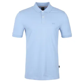 BOSS Pallas Polo Shirt in Sky Blue