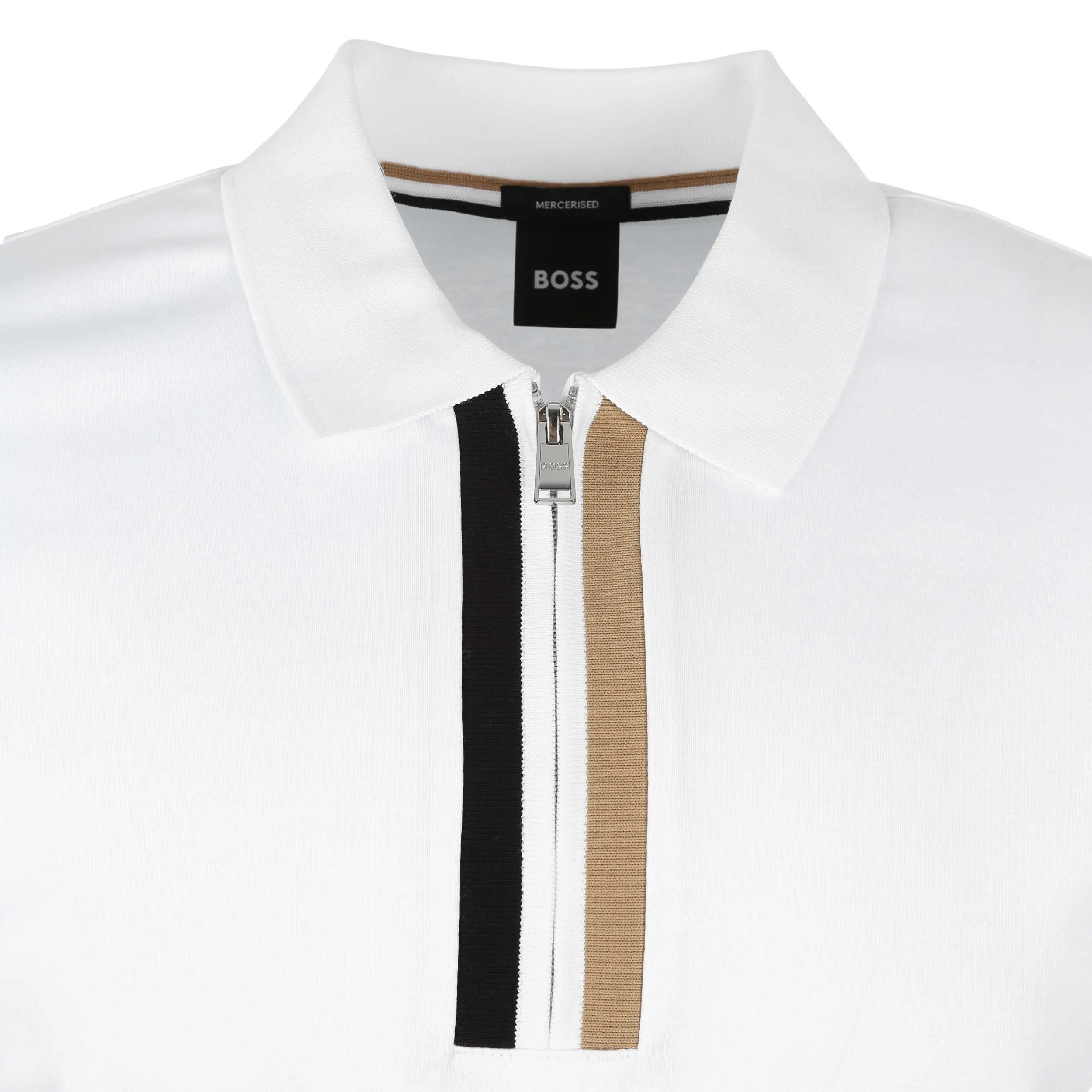 BOSS Paras 19 Polo Shirt in White