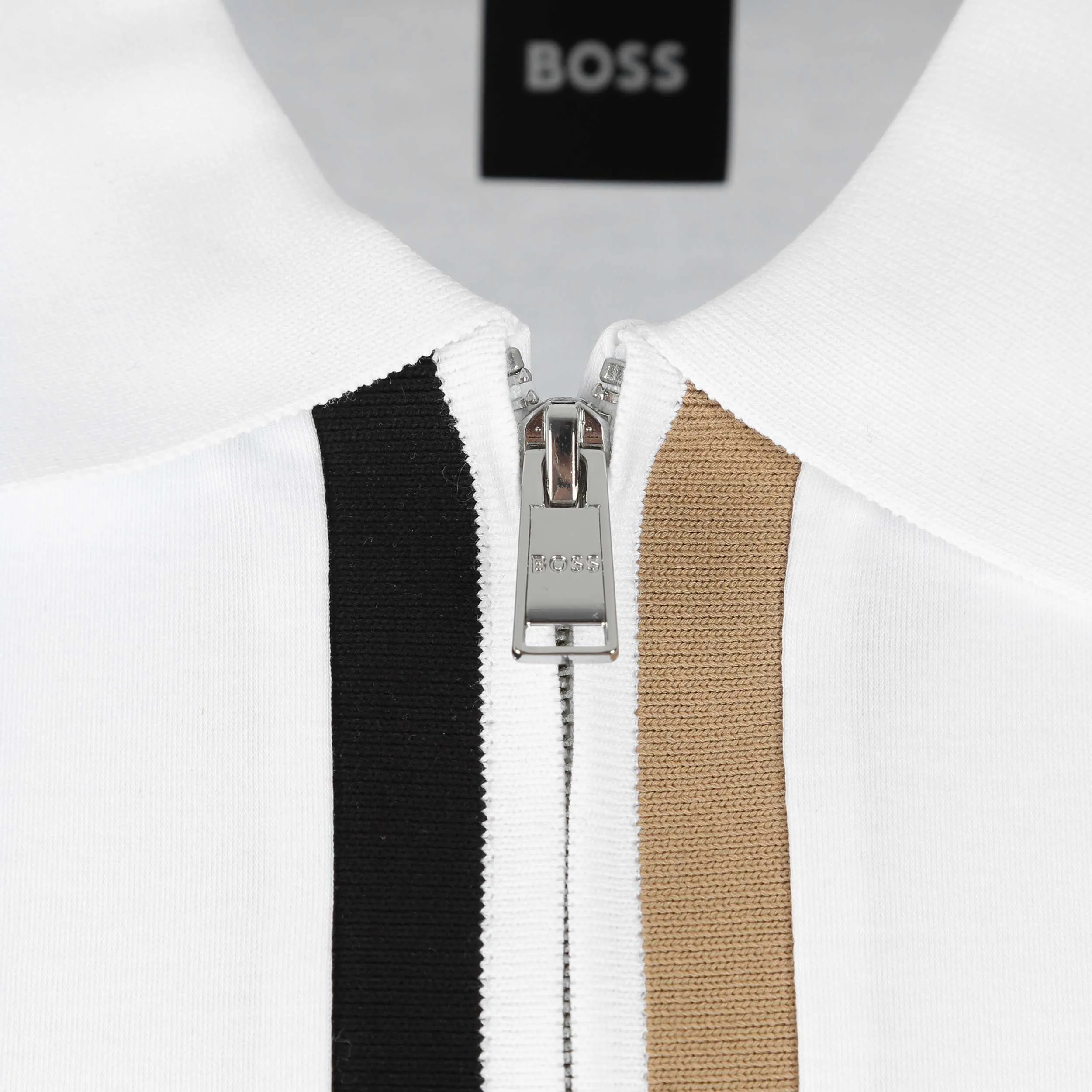 BOSS Paras 19 Polo Shirt in White