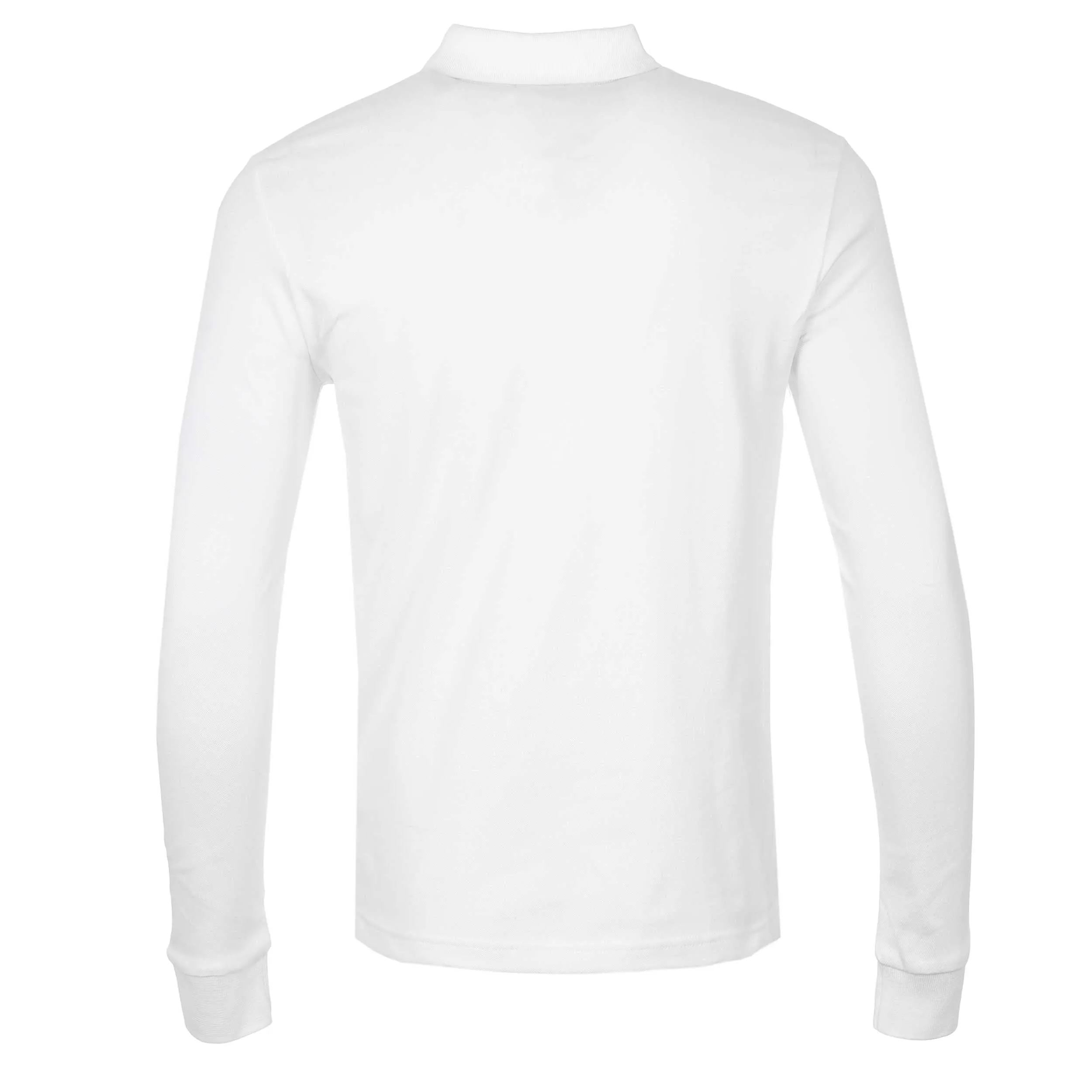 BOSS Passerby Long Sleeve Polo Shirt in White