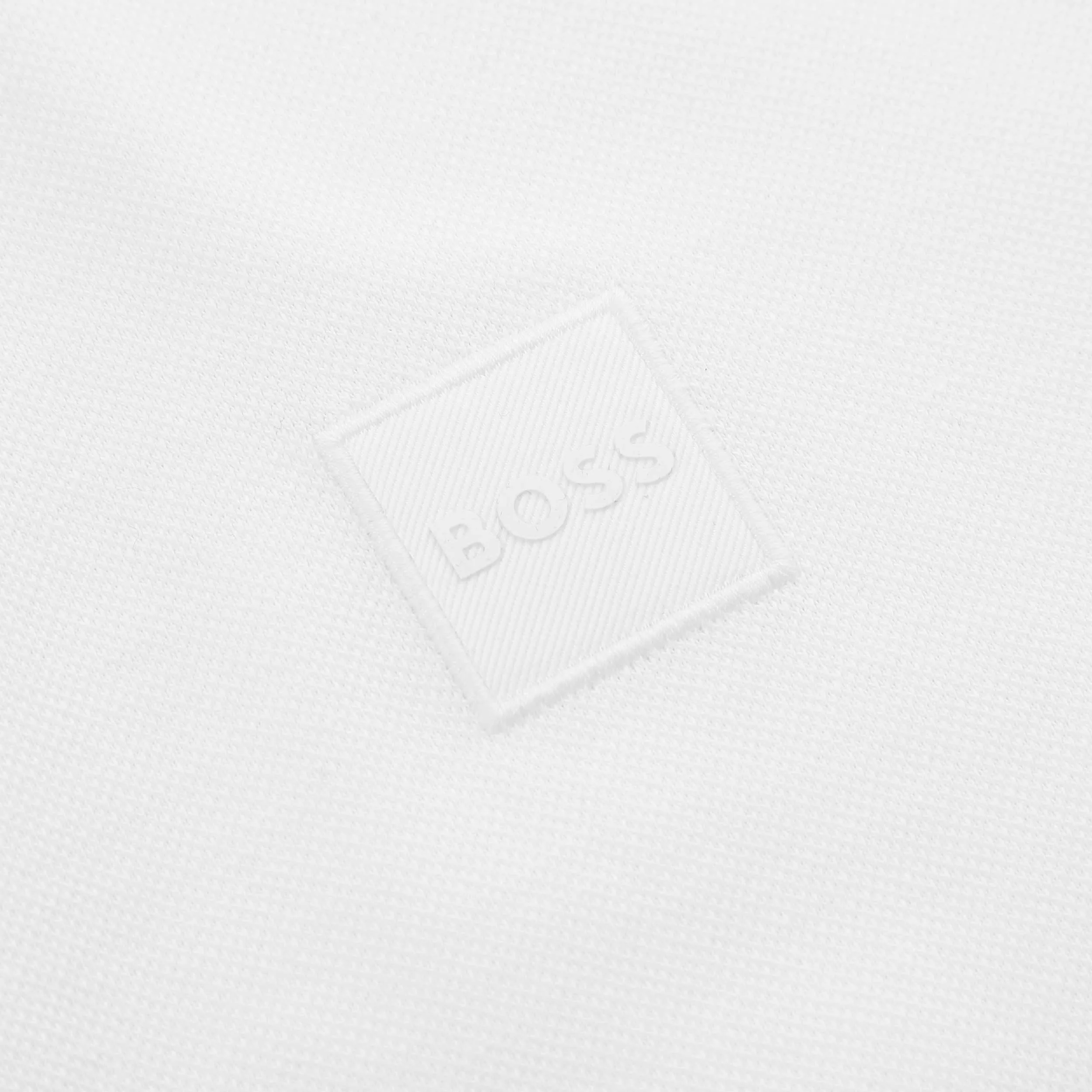 BOSS Passertip Polo Shirt in White