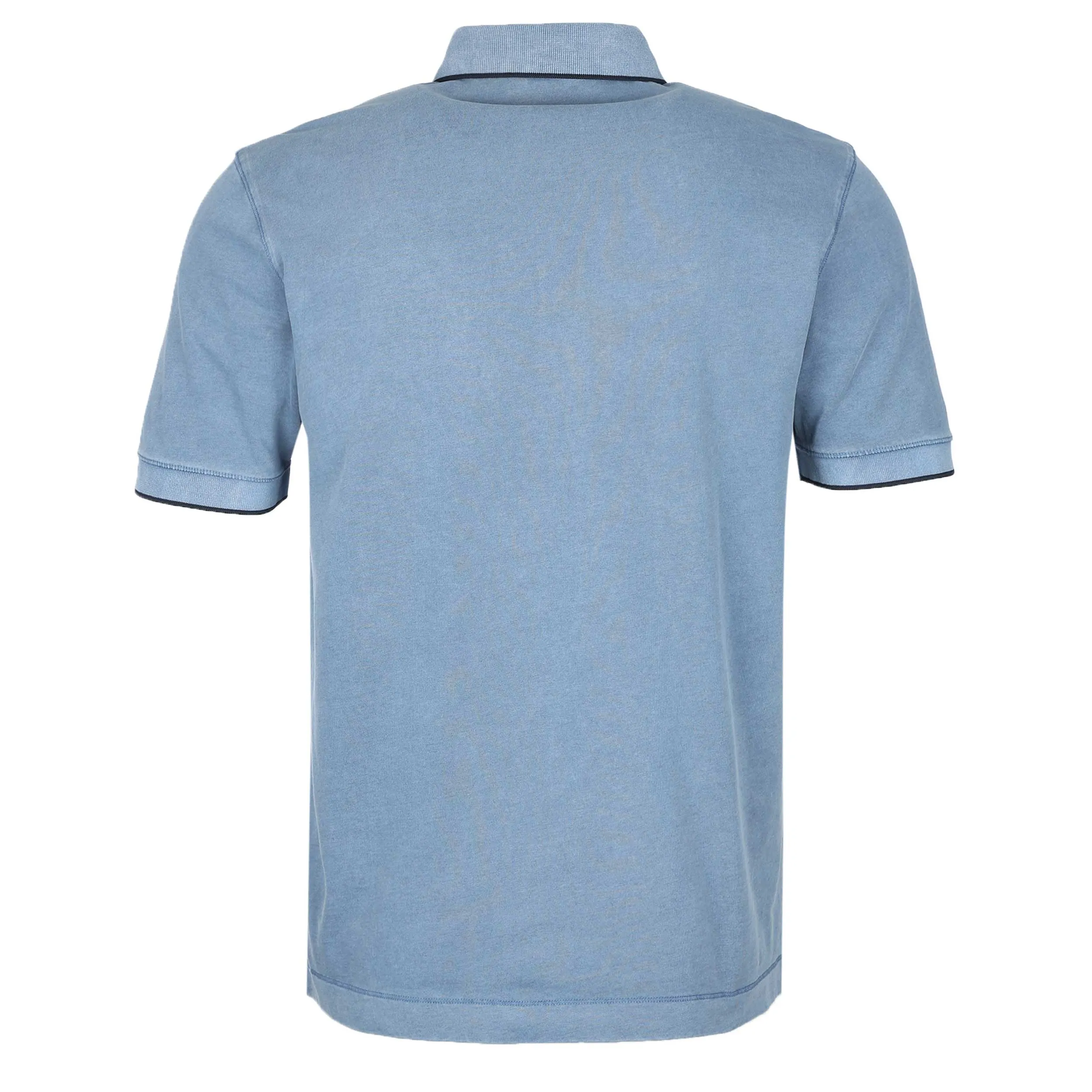 BOSS Pestructured Polo Shirt in Blue