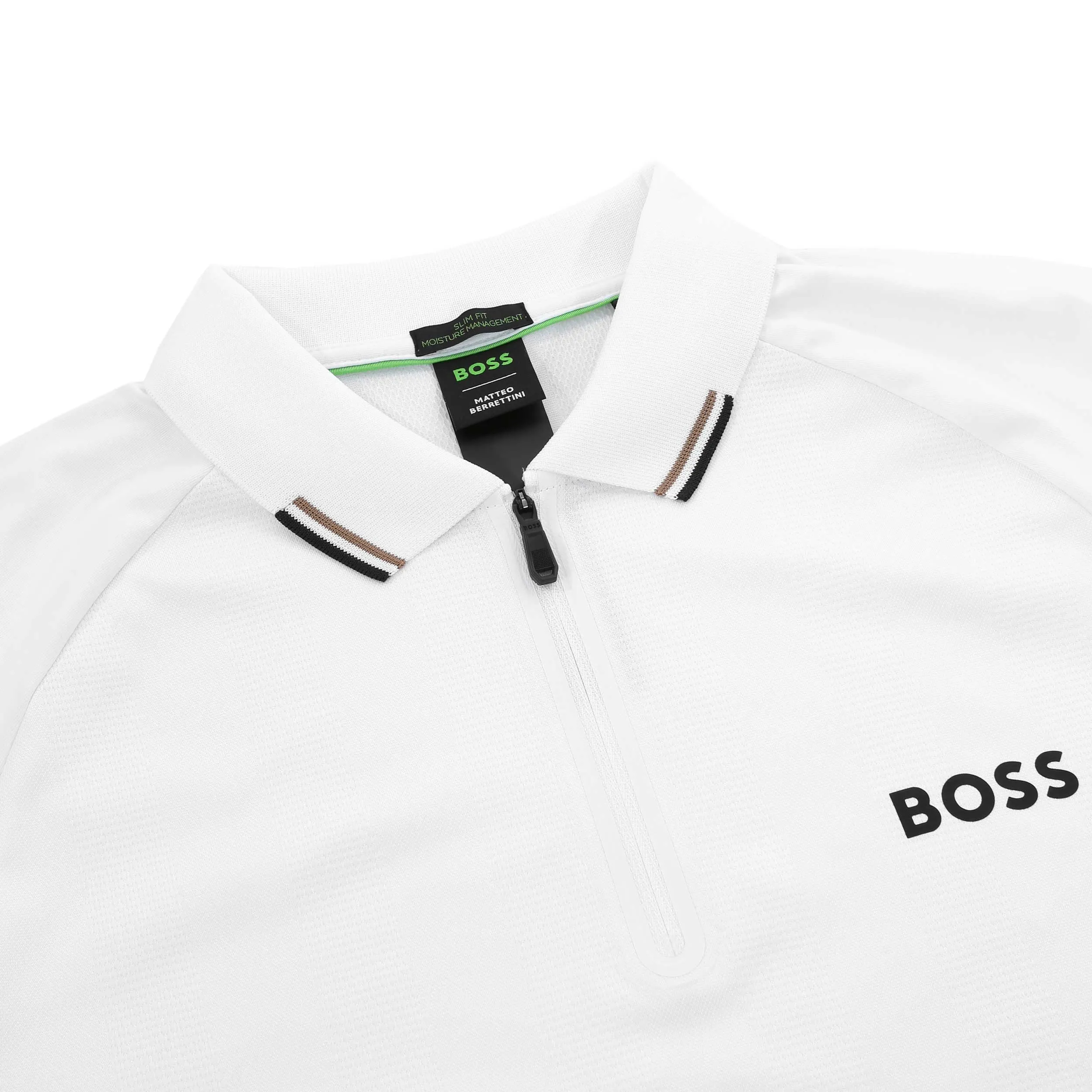 BOSS Philix MB 3 Polo Shirt in White