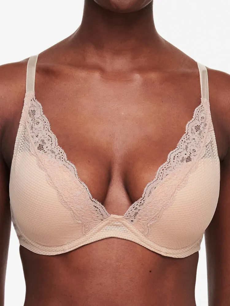 Brooklyn Plunge Bra - Cappuccino