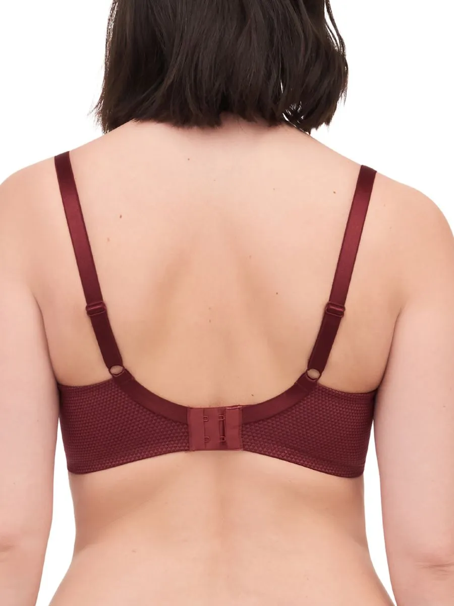 Brooklyn Plunge Bra - Fig/Chestnut