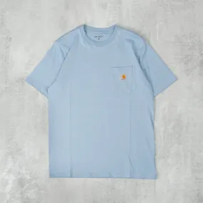 Carhartt WIP Pocket S/S Tee - Misty Sky