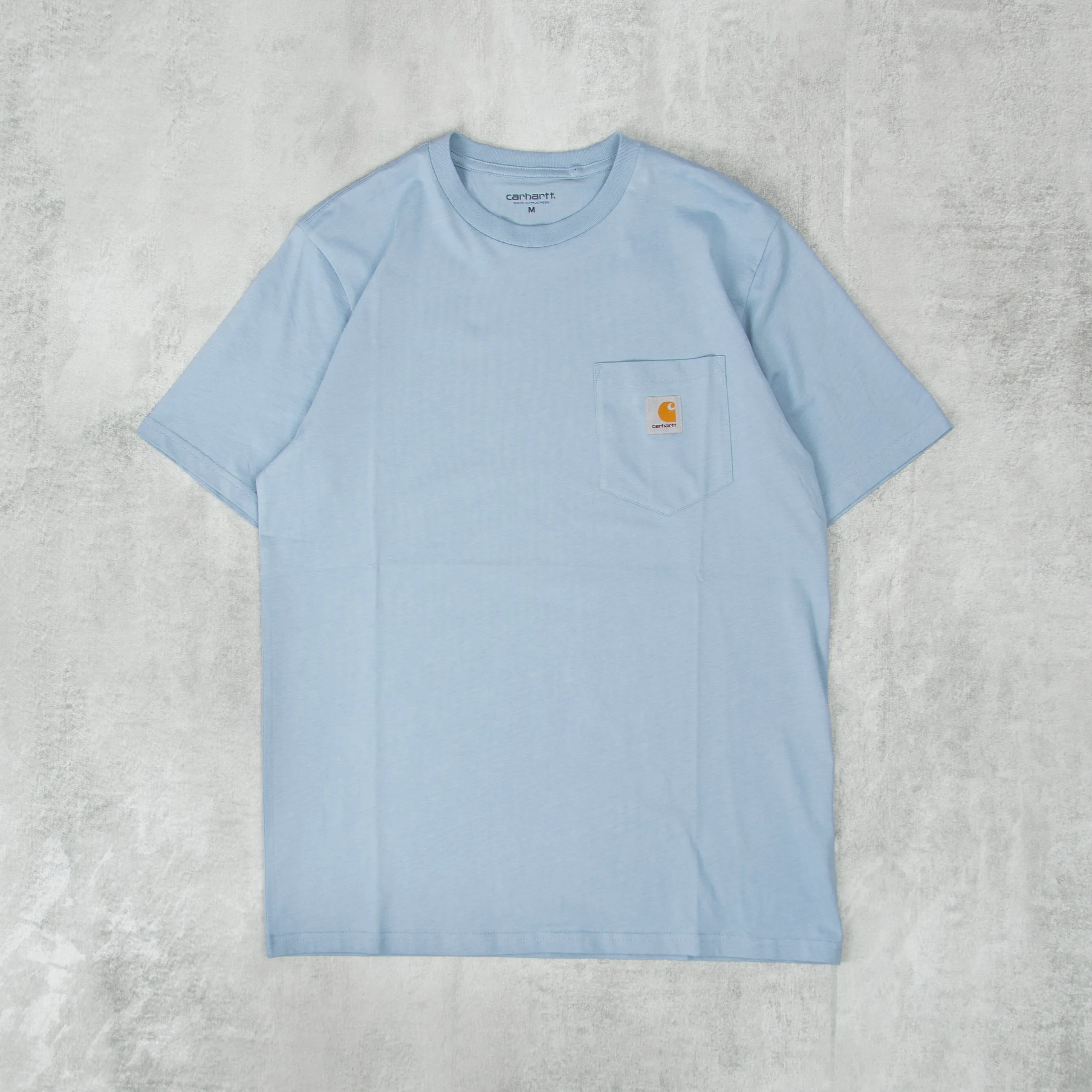 Carhartt WIP Pocket S/S Tee - Misty Sky