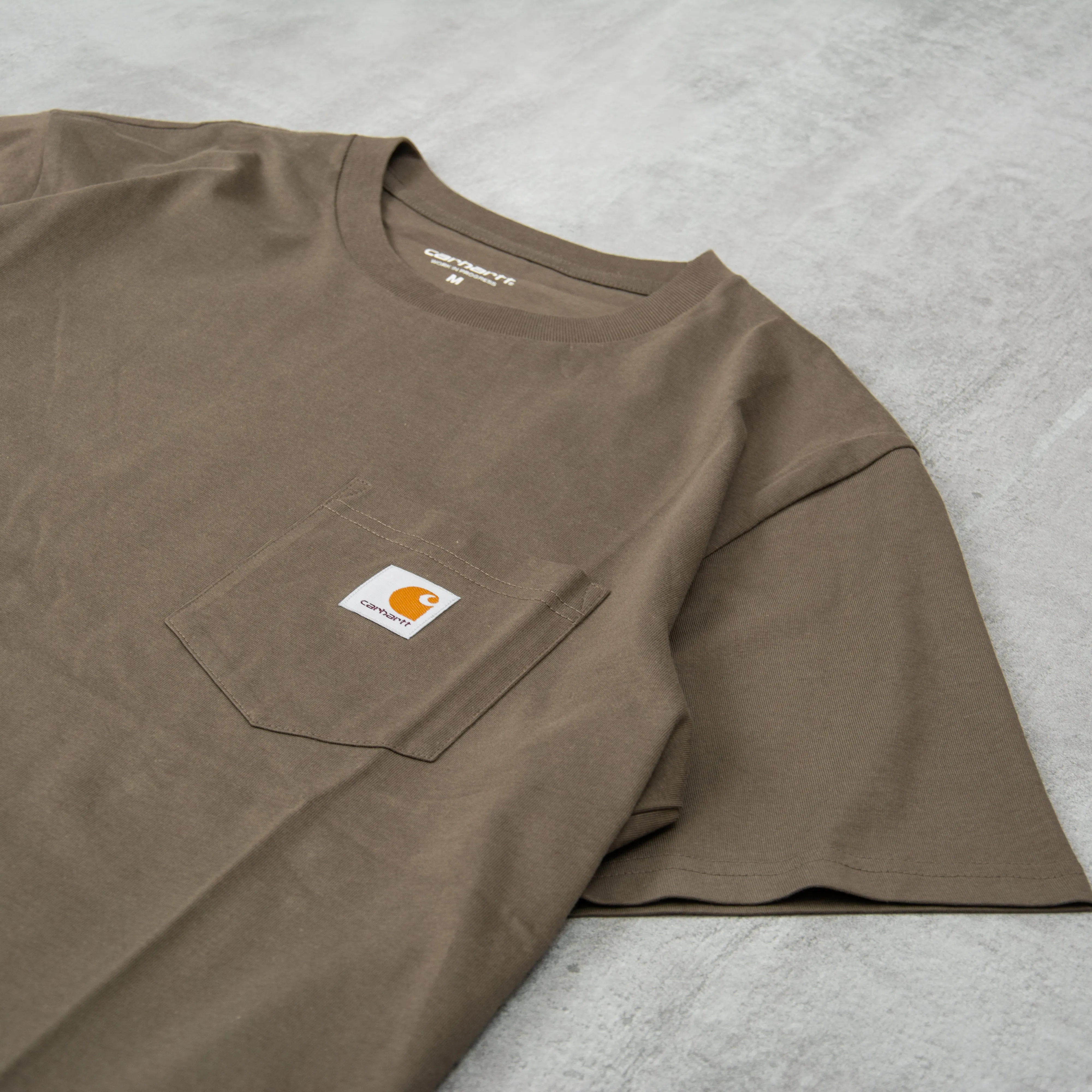 Carhartt WIP Pocket S/S Tee - Seaweed