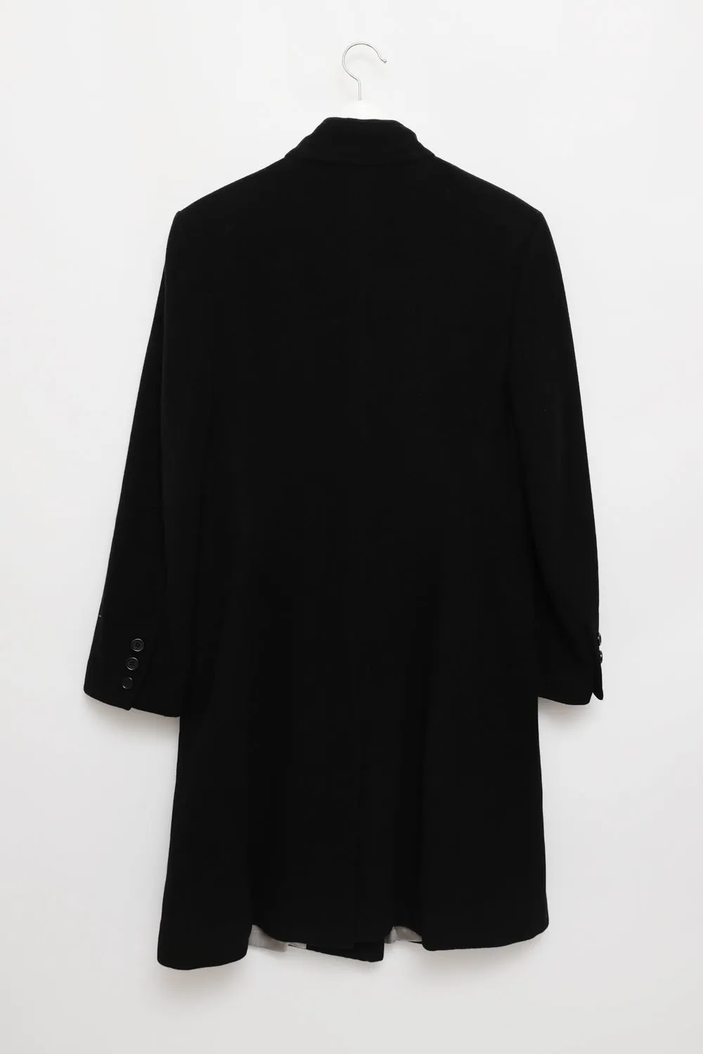 CASHMERE WOOL CLASSY BLACK COAT