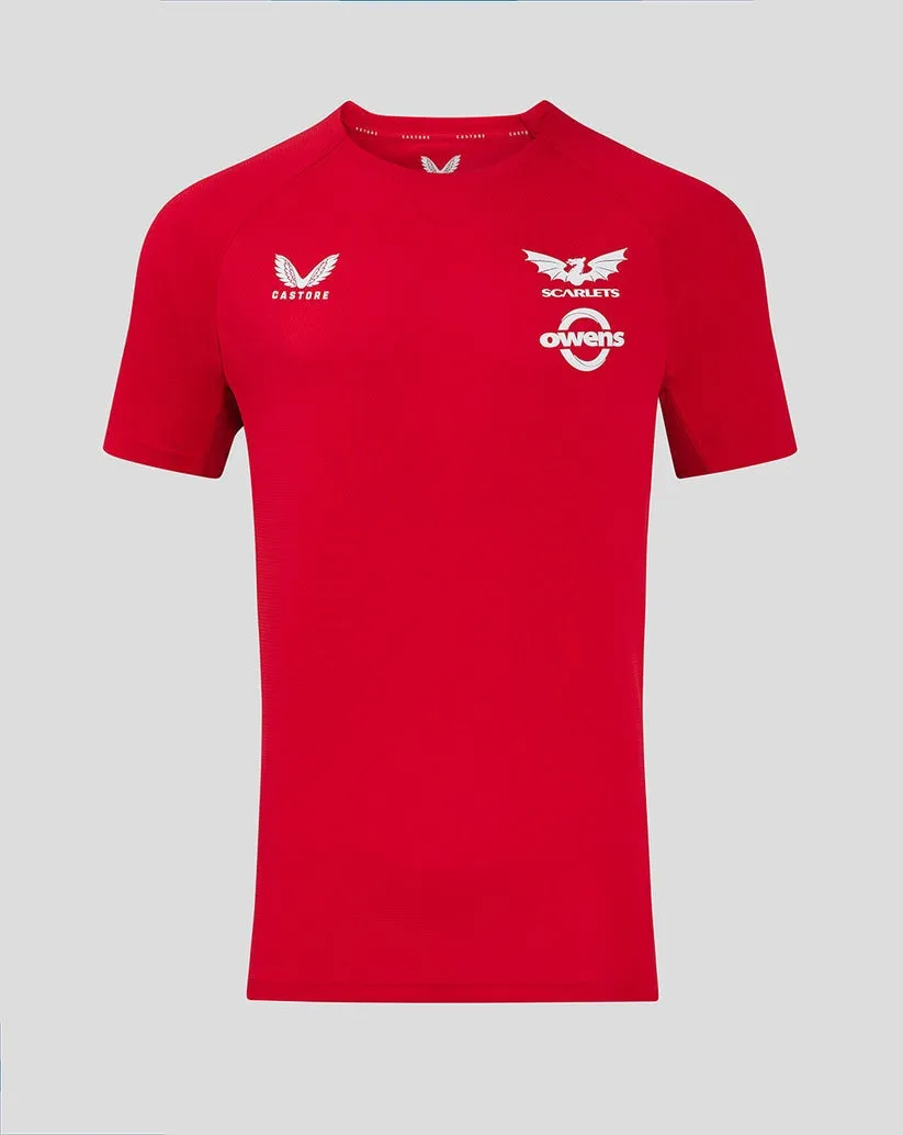 Castore Scarlets Rise Pro Players Short Sleeve T-Shirt