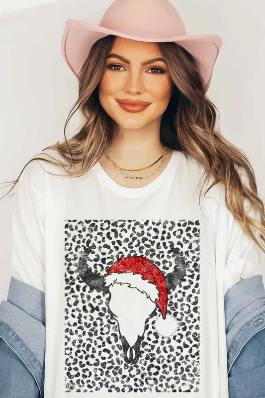 Cattle Christmas Graphic Tee