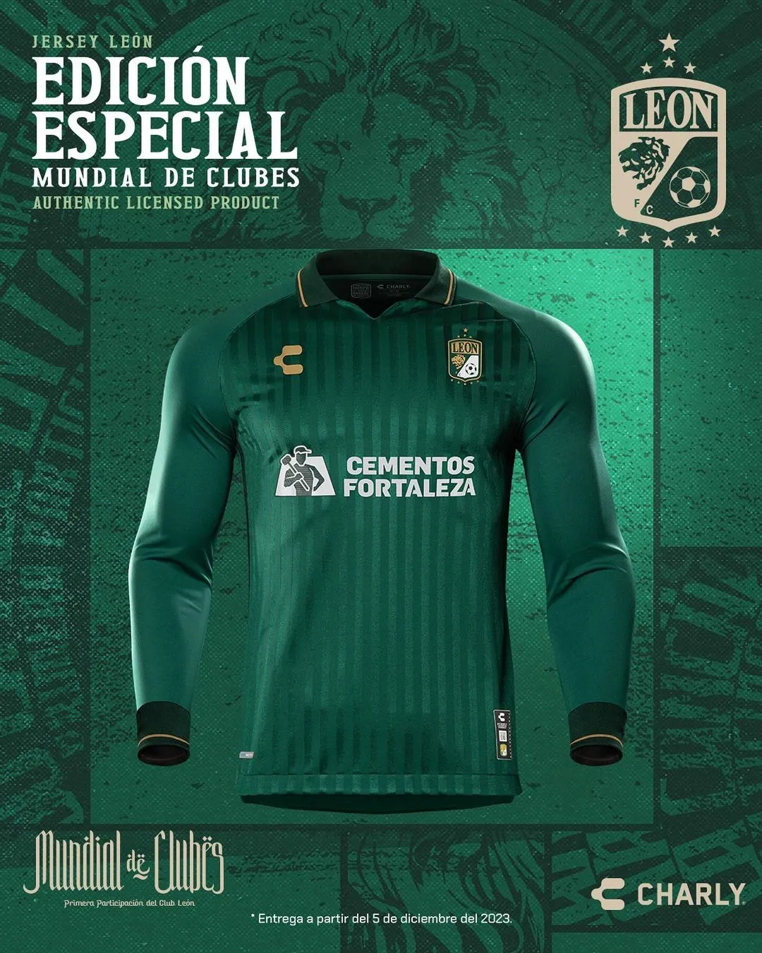 Club León 2023/24 Mens Club World Cup Special Edition Jersey