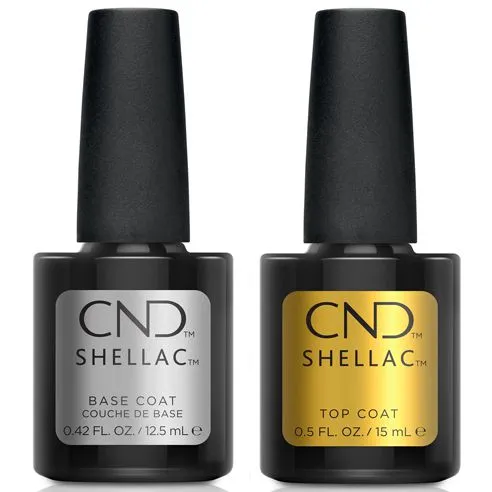 CND Shellac - Base & Top Coat 0.5 oz