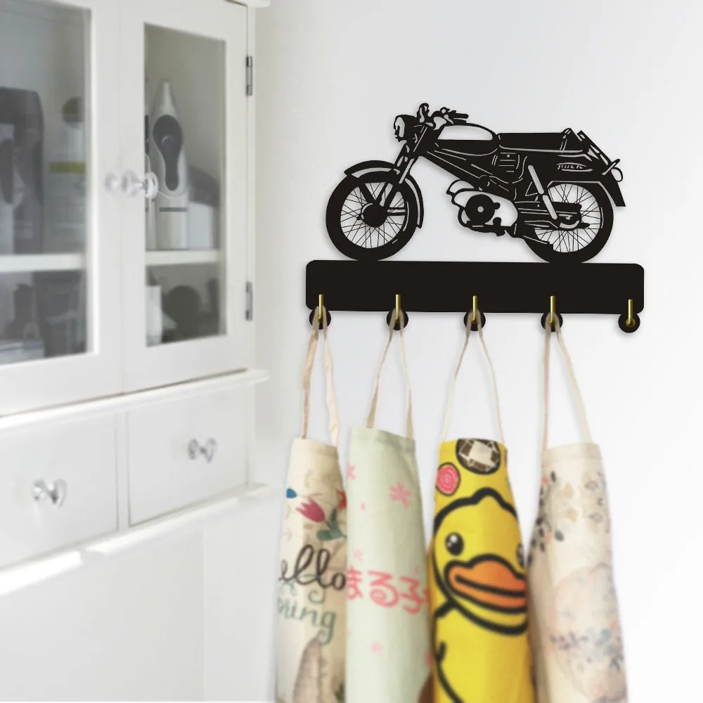 Creative Wall Hook Motorcycle Multi-purpose Key Holder Hanger Rack Hooks Motorbike Coat Hook Hanger Best Gift For Her Him