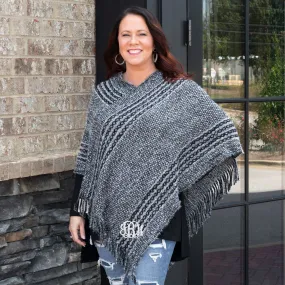 Crisp & Cool Knit Poncho