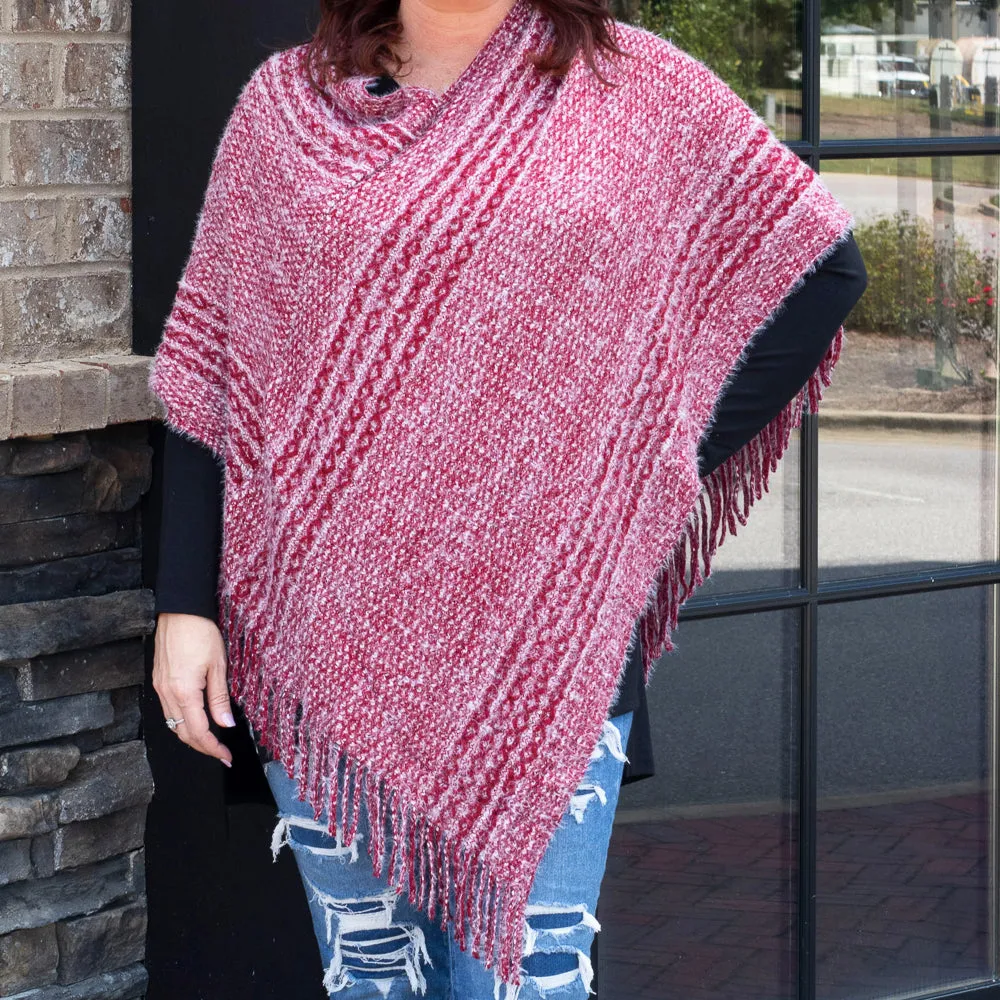 Crisp & Cool Knit Poncho