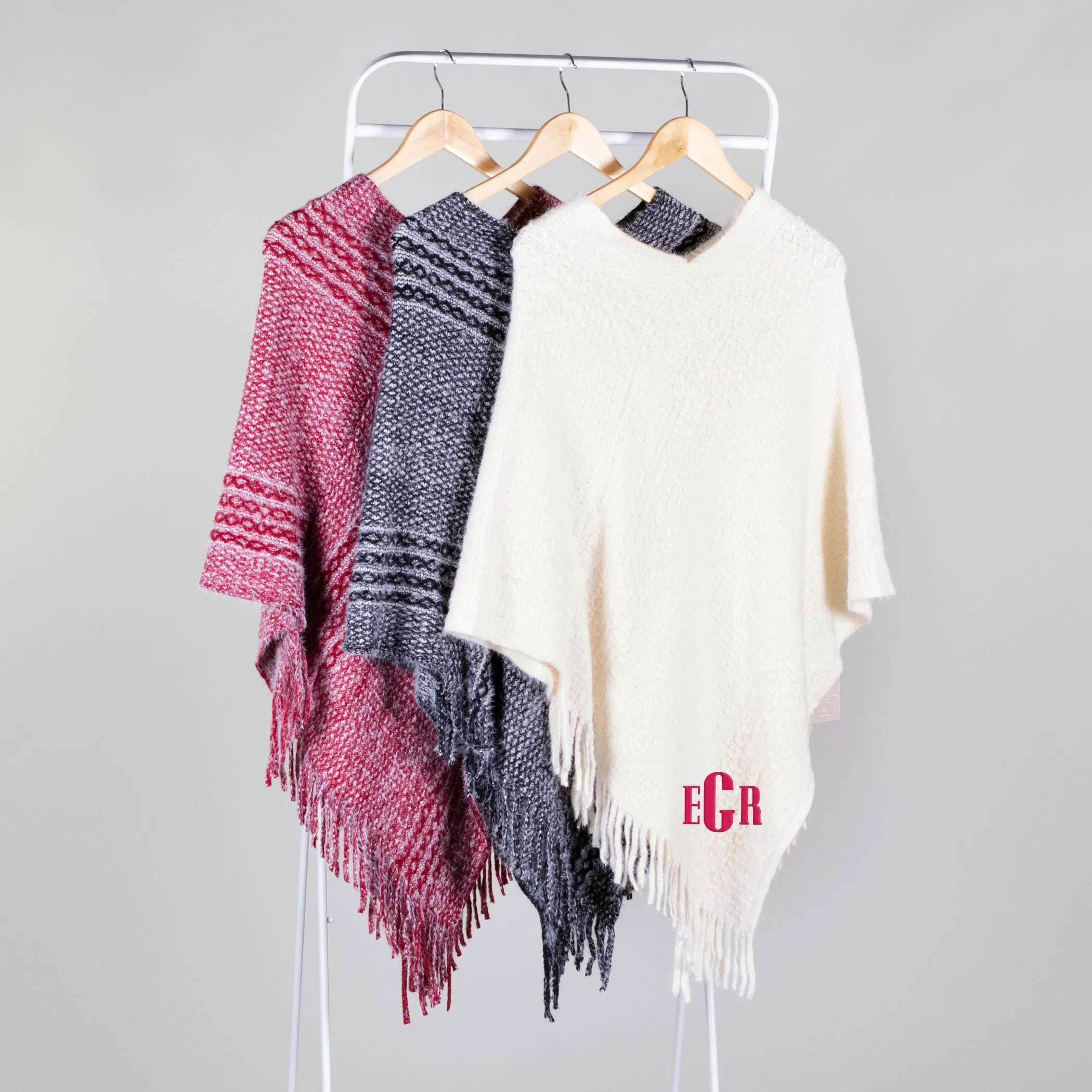 Crisp & Cool Knit Poncho