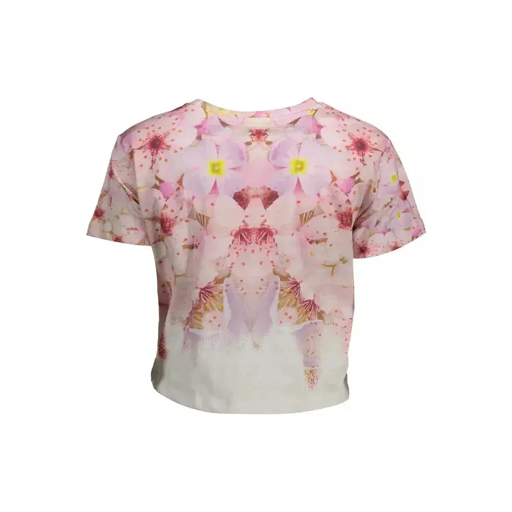 Desigual Pink Cotton Women Top