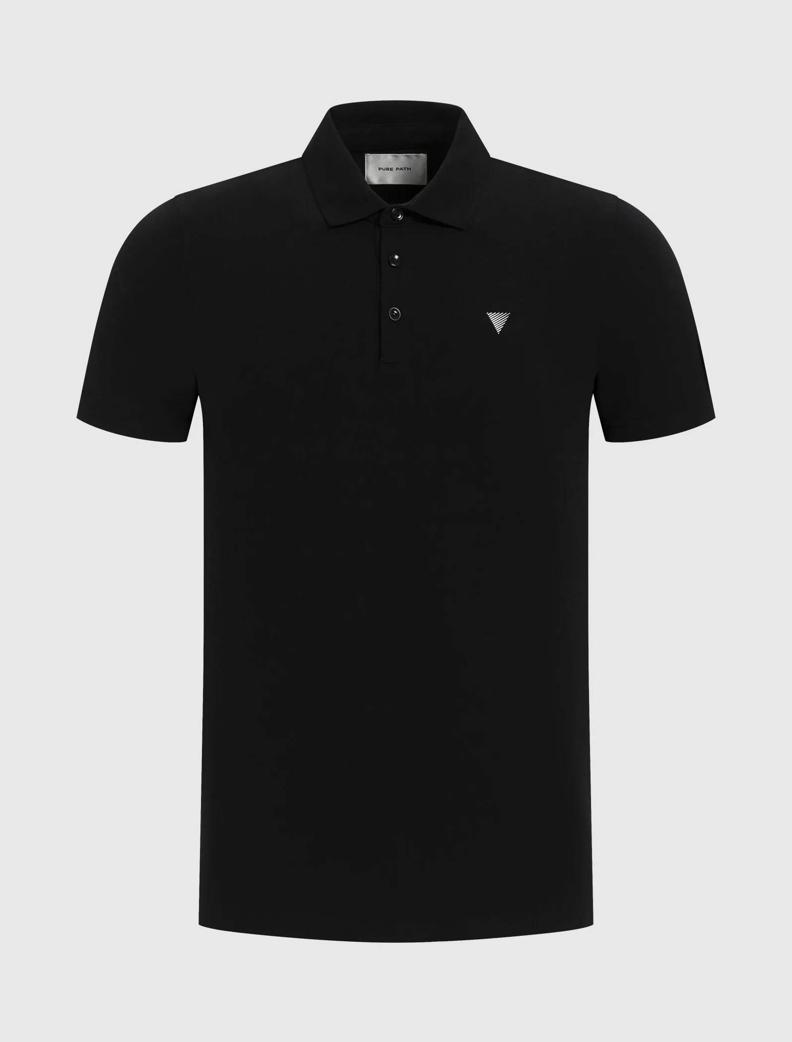 Essential Triangle Polo | Black