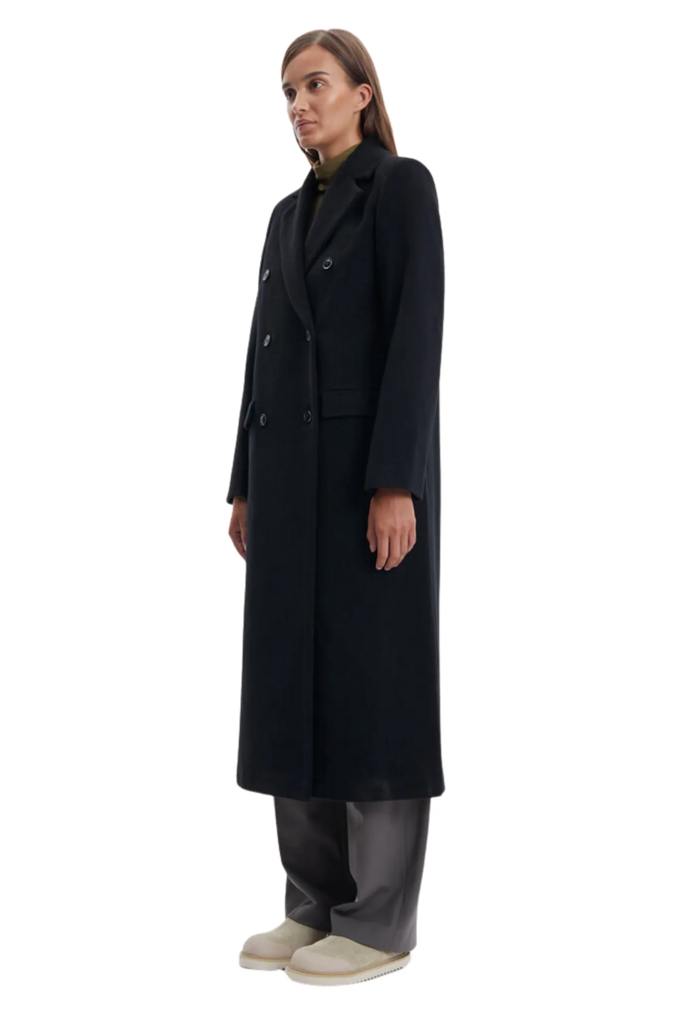 Falcon Coat in Black