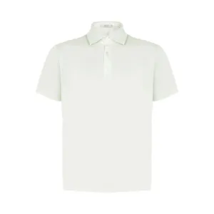 FERRANTE Cotton Short Sleeve Polo GREEN