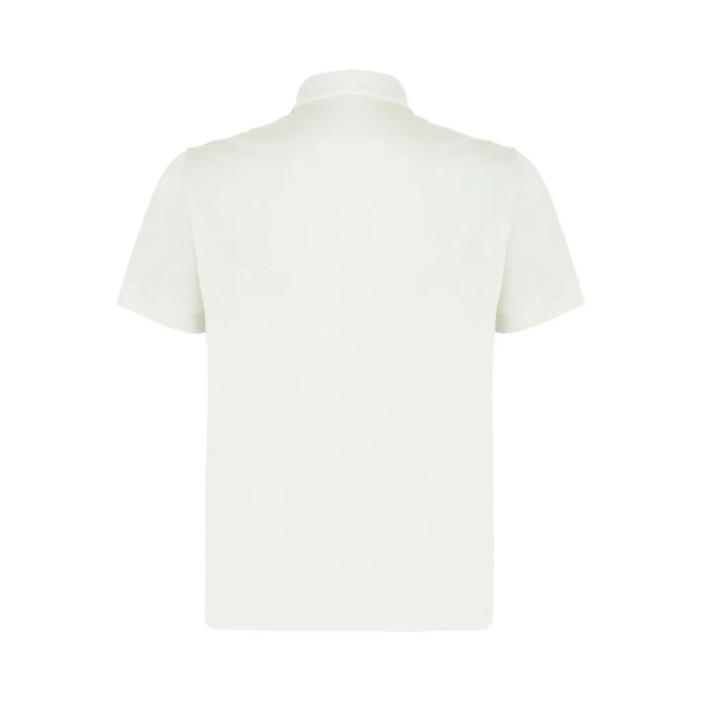 FERRANTE Cotton Short Sleeve Polo GREEN