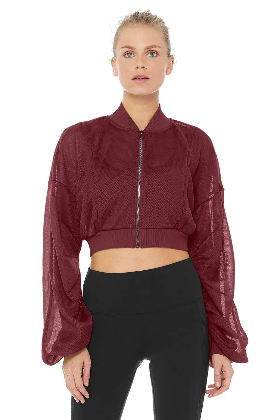 Field Crop Jacket - Black Cherry