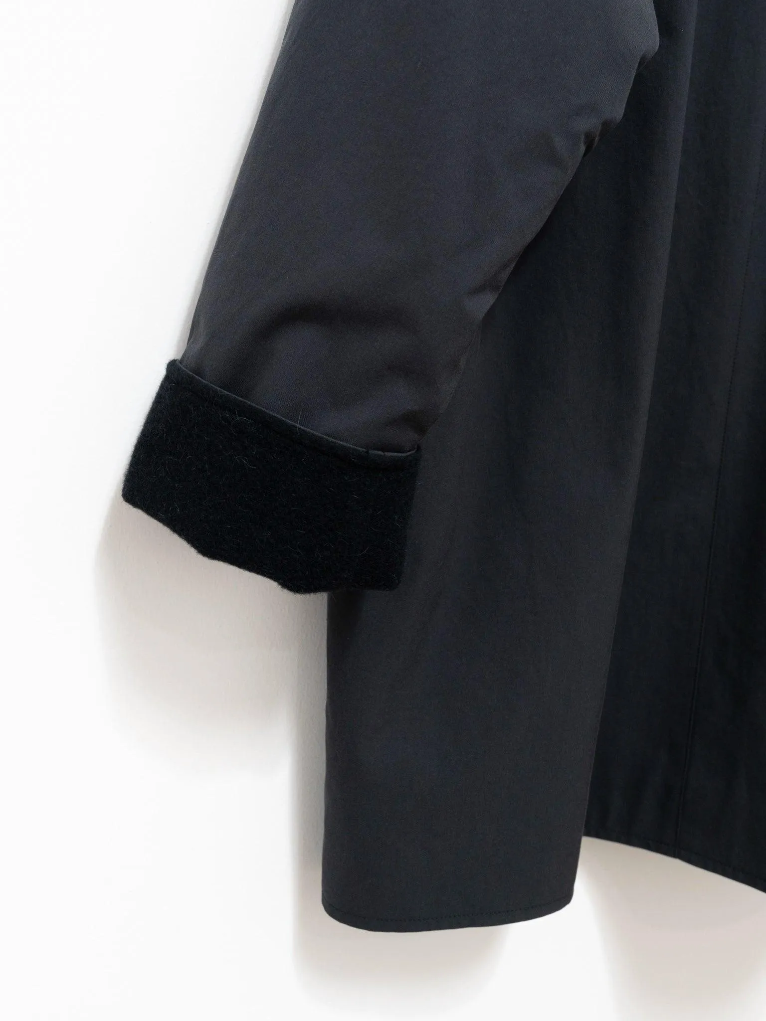 Finx Hard Twist Gabardine Blouson Coat - Ink Black Chambray