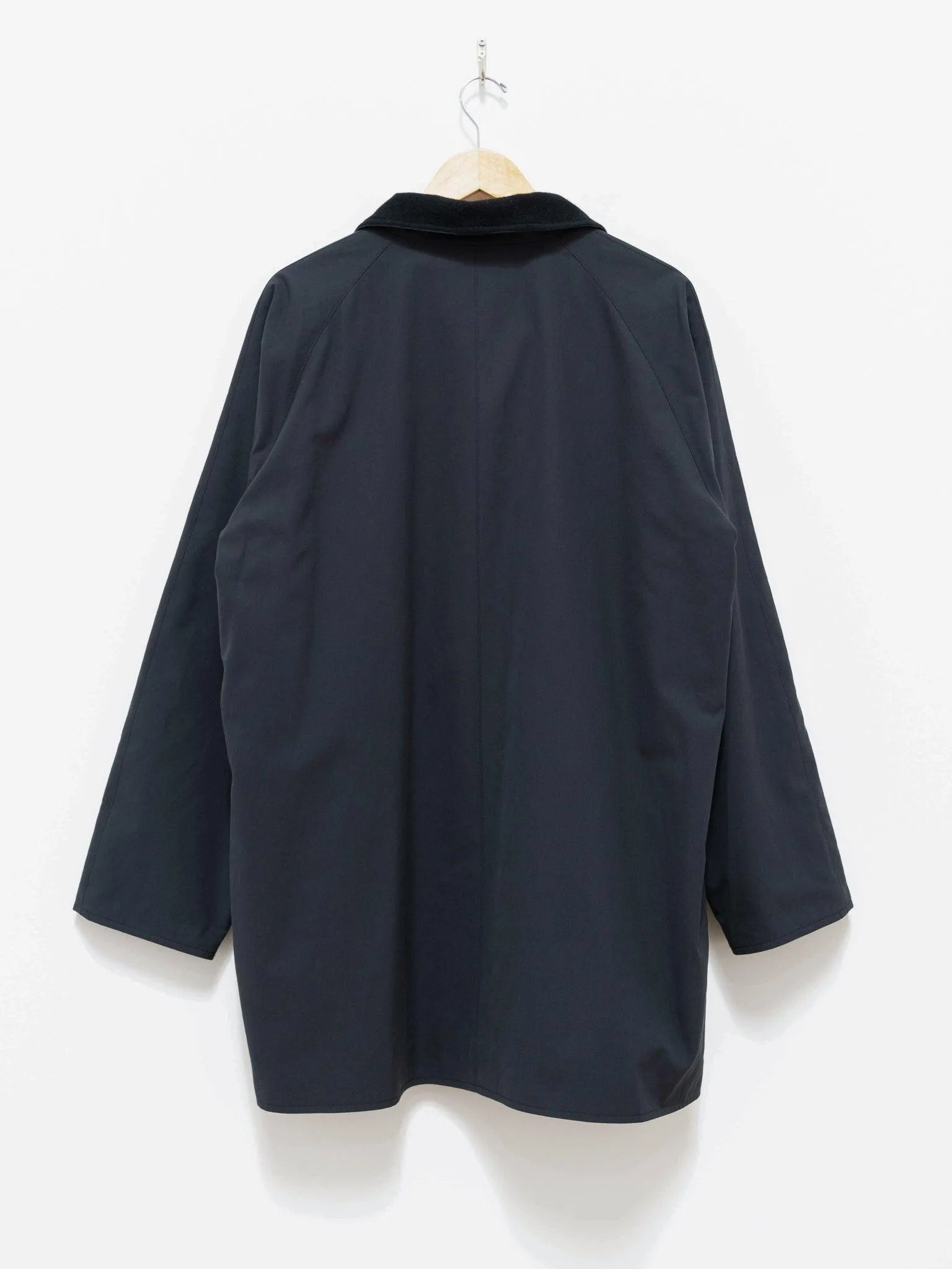 Finx Hard Twist Gabardine Blouson Coat - Ink Black Chambray