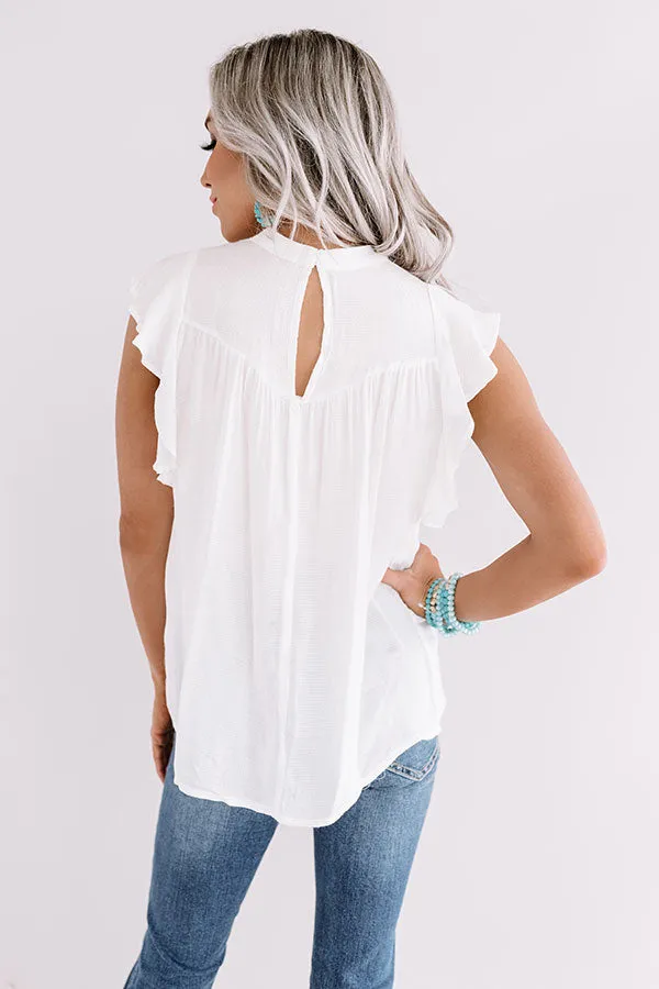 Flirty In France Lace Top