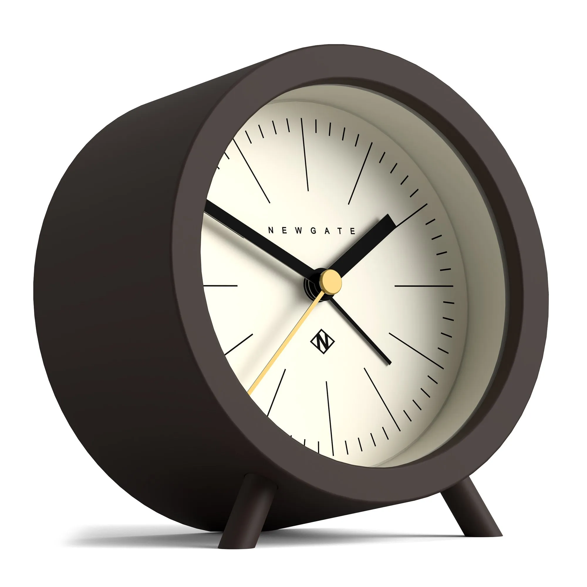 Fred Alarm Clock - Chocolate Black & Cream