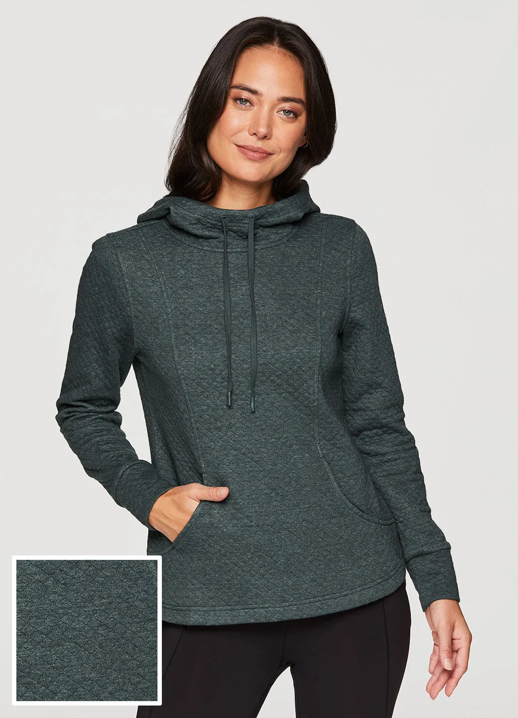 Greeley Quilted Hoodie Sweatshirt