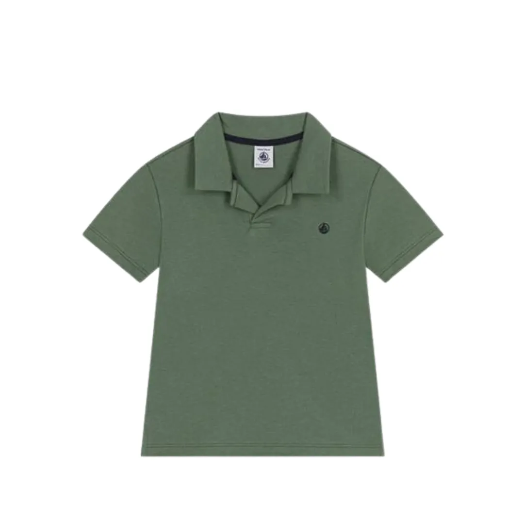 Green Short Sleeve Polo