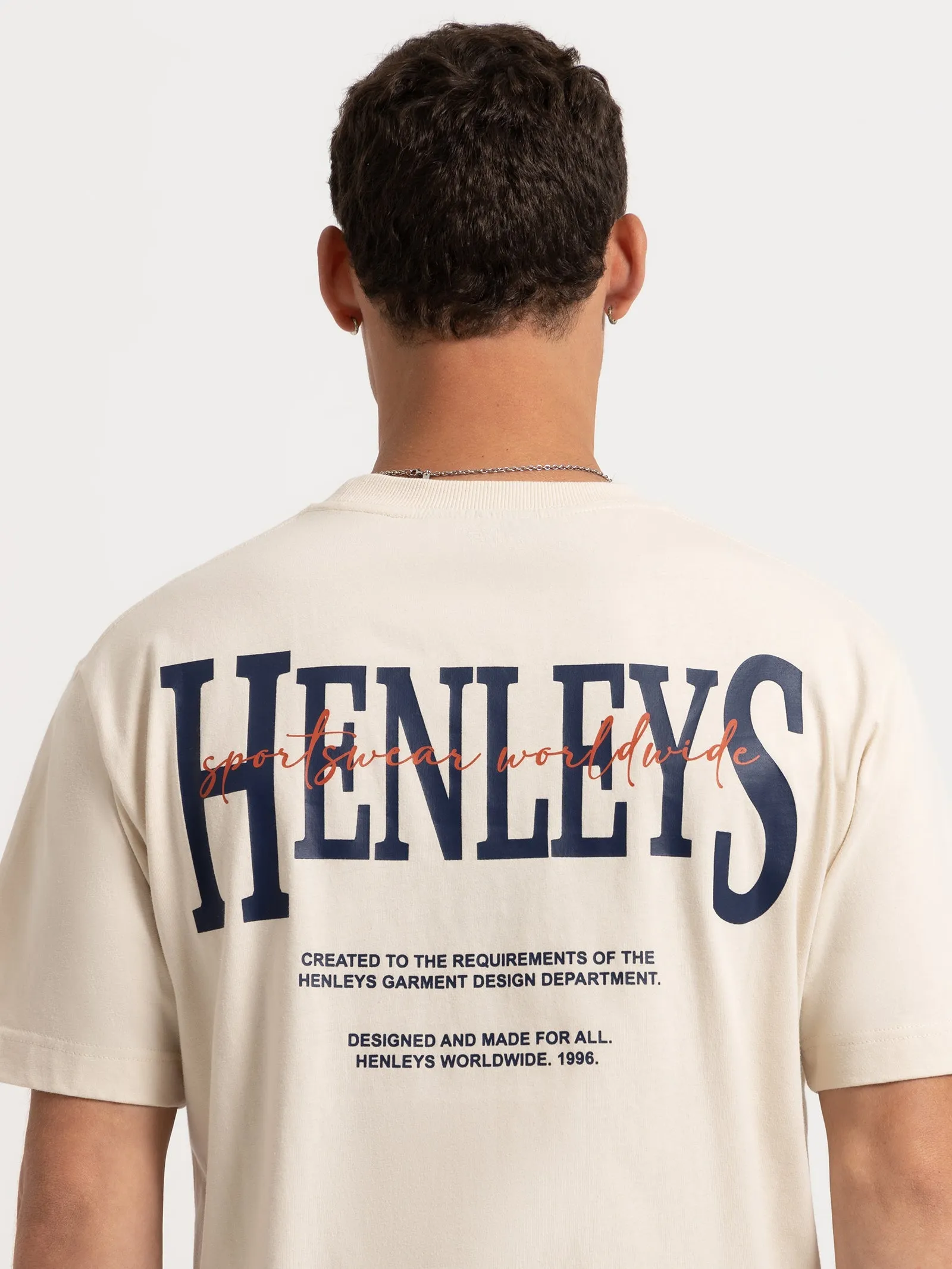 HENLEYS PANORAMIC T-SHIRT - CREAM