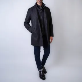 HERNO COAT CA000200U-33436R 9394 BLACK/GREY