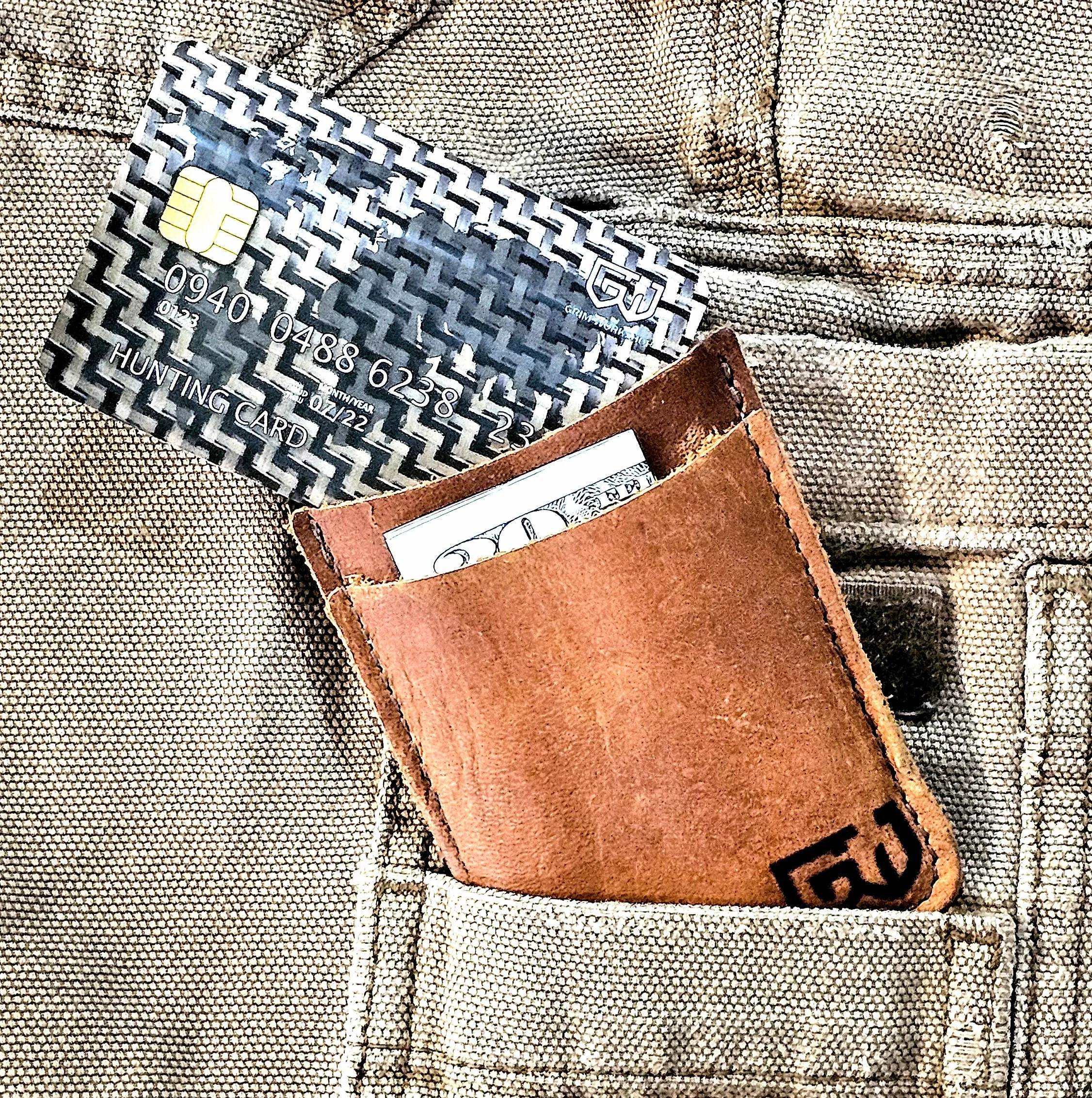 Hunting Stash Card: Credit Card Size Waterproof EDC Wallet Pouch