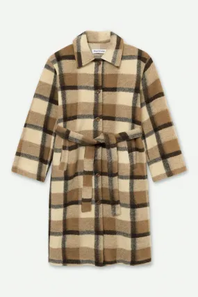 Isolde Coat | Beige Check