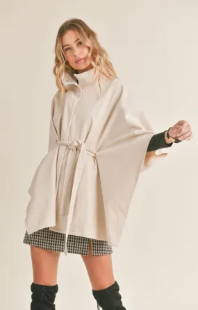 Ivory Nora Cape Poncho